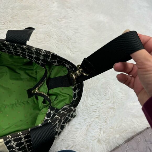 Kate Spade Classic Noel Henry Geometric Diaper Tote Bag With Pad - Picture 8 of 11